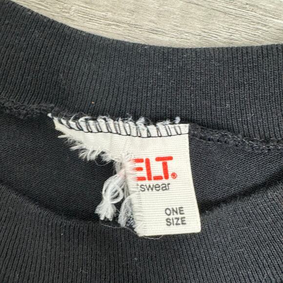 Vintage Beach Bum Florida Puff Print Black T-Shirt One Size - Picture 4 of 5